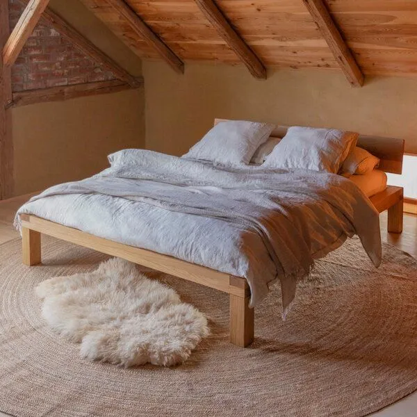 YAK holzraum YAK holzraum Bett YARON aus Eiche Massivholz in Überlänge – Produktbild 5 von 7