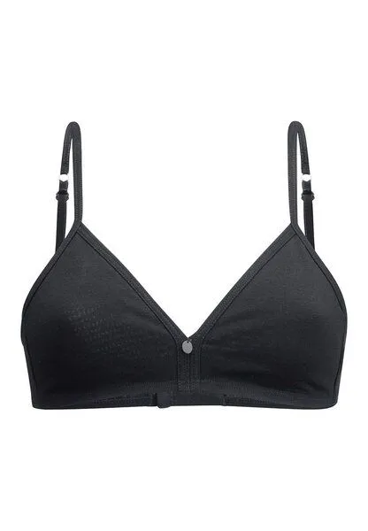 hessnatur hessnatur Triangel BH bügellos COTTON FEEL aus Bio-Baumwolle, Schwarz, – Produktbild 5 von 6