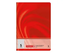BRUNNEN BRUNNEN Schulheft Vivendi, A5, kariert (Lineatur 5), 16 Blatt, ungelocht – Produktbild 1 von 1