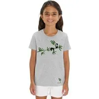 FellHerz FellHerz Kids T-Shirt Faultier grey melange – Produktbild 1 von 2