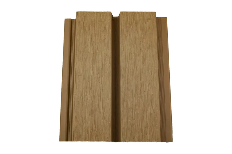 woodstore24 Fassadenverkleidung aus WPC Coextrusion, 33 mm (S) x 140 mm (B / Deckbreite) x 390 cm (Länge), CEDAR, Oberfläche: gebürstet matt (Serie WE56) – Produktbild 1 von 1