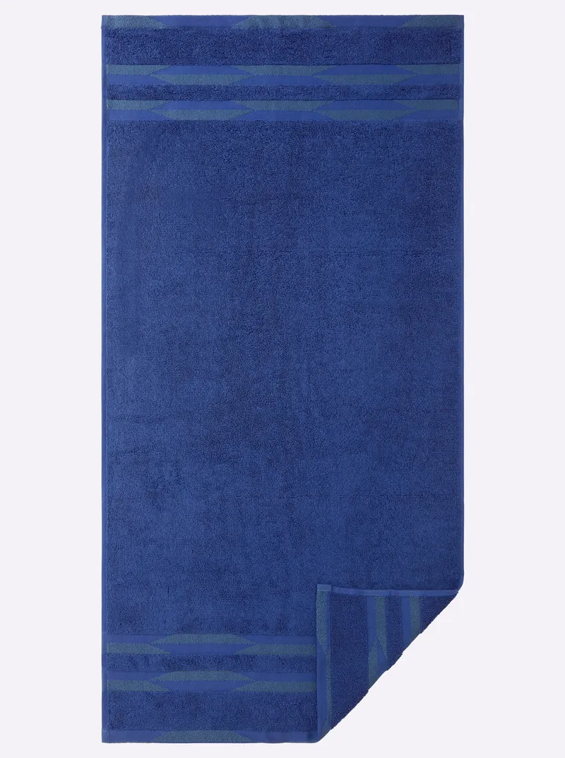 wäschepur Handtuch royalblau, Royalblau, – Produktbild 1 von 3