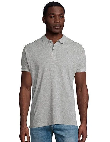 Sol's Sol's Herren Poloshirt Planet Polo Shirt Regular Bio - Baumwolle, Light yellow, – Produktbild 2 von 3