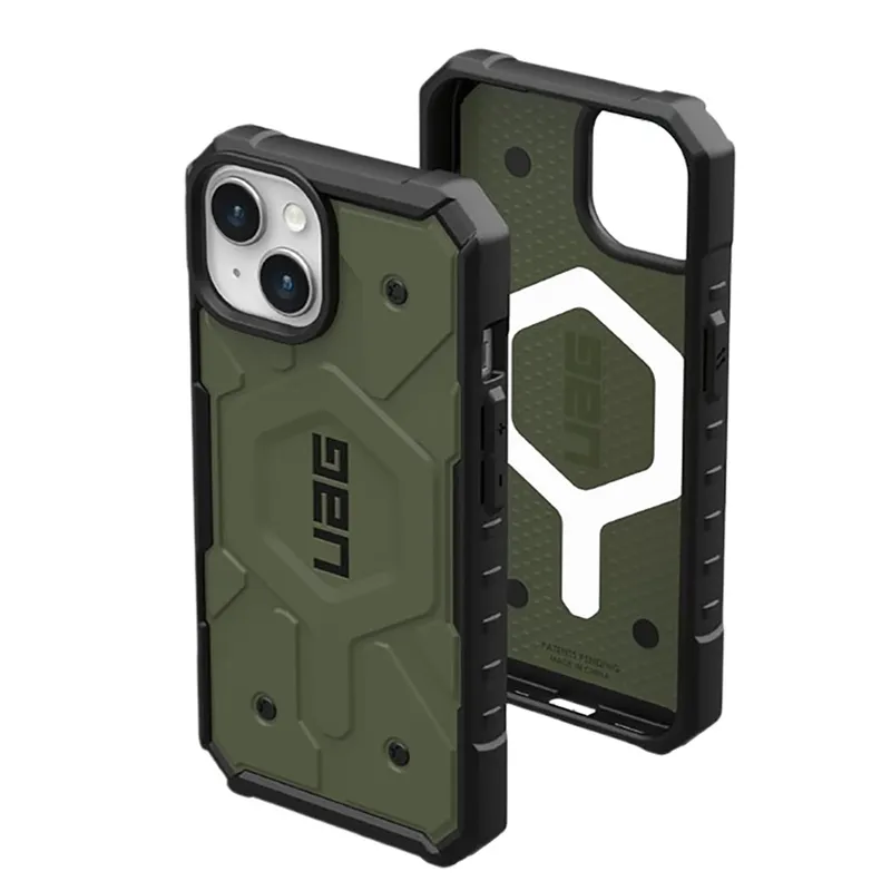Urban Armor Gear MagSafe-Hülle für Apple iPhone 15 Plus, Urban Armor Gear, Pathfinder, Grün – Produktbild 1 von 1