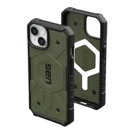 Urban Armor Gear MagSafe-Hülle für Apple iPhone 15 Plus, Urban Armor Gear, Pathfinder, Grün – Produktbild 1 von 1