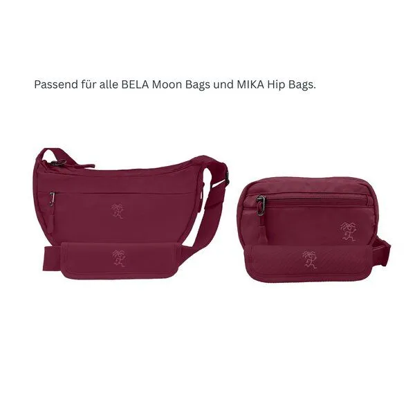 FUCHS & REBELL FUCHS & REBELL Schulterpolster für Crossbody Bags BELA & MIKA, Berry, – Produktbild 4 von 4