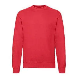 Fruit Of The Loom FRUIT OF THE LOOM® Unisex Sweatshirt Set-In, rot, M, Rot, – Produktbild 1 von 1