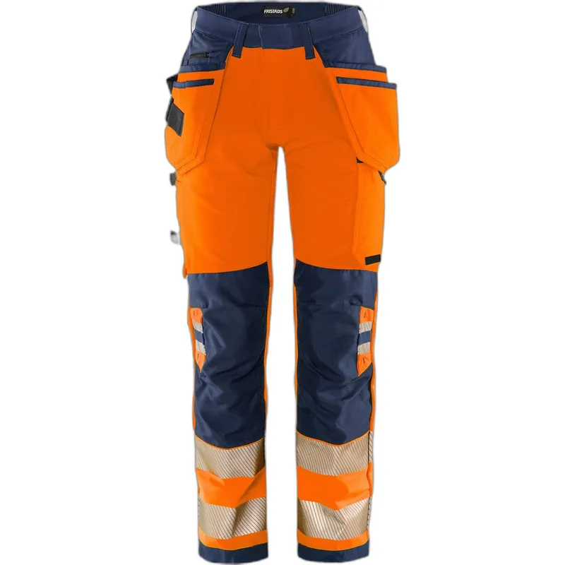 Fristads Hochsichtbare Arbeitshose Klasse 2 Damen Fristads Outdoor 2664 GSTP, Orange, – Produktbild 1 von 1