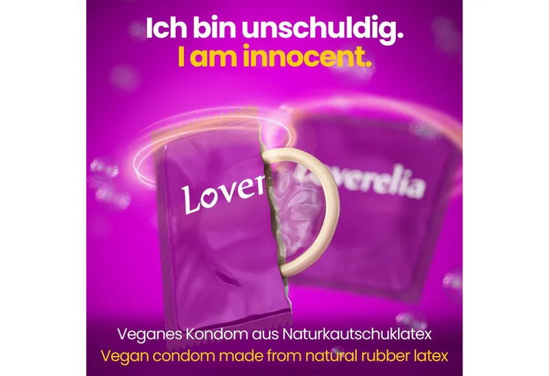 Loverelia Kondome STRONG, extra starke Kondome, Wandstärke 0,09-0,11mm - vegan - 53mm – Produktbild 4 von 5