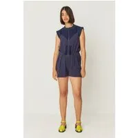 SKFK SKFK Damen vegan Jumpsuit Short Irati Marineblau, Extra dunkelblau, – Produktbild 1 von 1