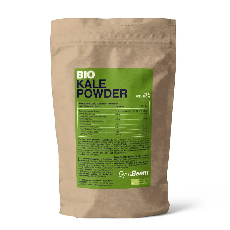GymBeam Bio GymBeam BIO Grünkohlpulver 100 g – Produktbild 1 von 1