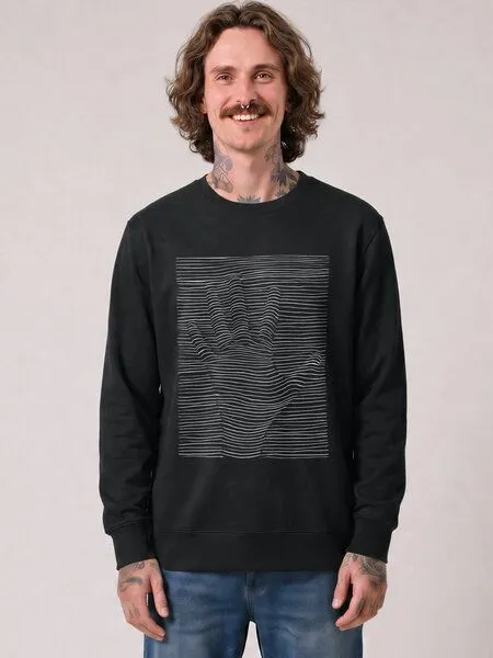 watapparel watapparel Sweatshirt Unisex 3Dillusion, Black, – Produktbild 2 von 2