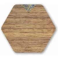 MMore MMORE Untersetzer aus Holz - Amerikanischer Nussbaum, Eichenholz und organische Materialien / 4er-Set Untersetzer, Lavendel, – Produktbild 1 von 2