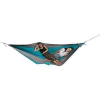 Ticket to the Moon Ticket to the Moon Hängematte King Size (320 x 230 cm), 700g, Aqua/dunkelgrau, – Produktbild 1 von 1