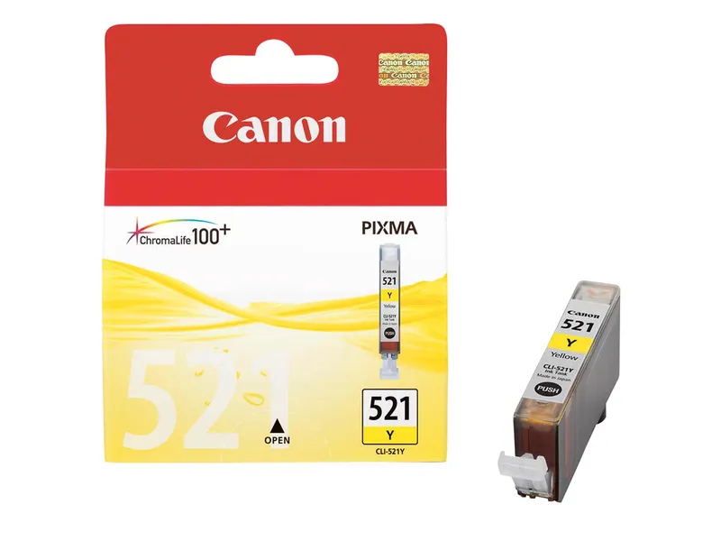 Canon Canon Tintenpatrone CLI-521Y gelb – Produktbild 2 von 3