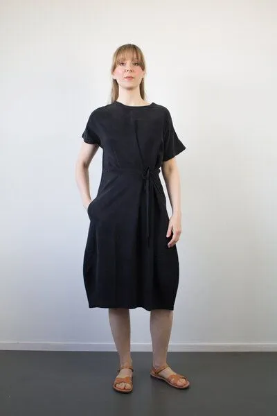 Skrabak Skrabak Kleid "Filou" aus Tencel, Schwarz, – Produktbild 1 von 3