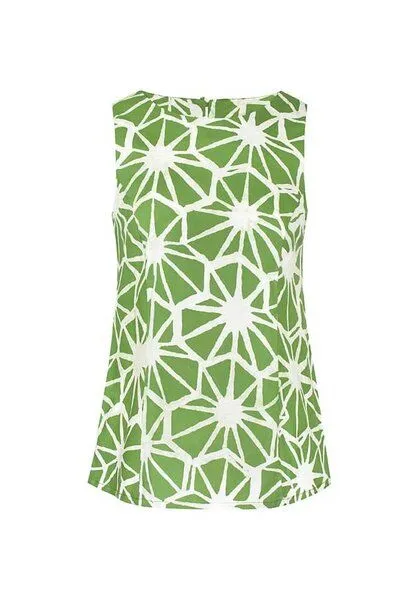 Global Mamas Global Mamas Bio Bluse - BOARDWALK - Argyle, Tiles (olive), – Produktbild 1 von 3