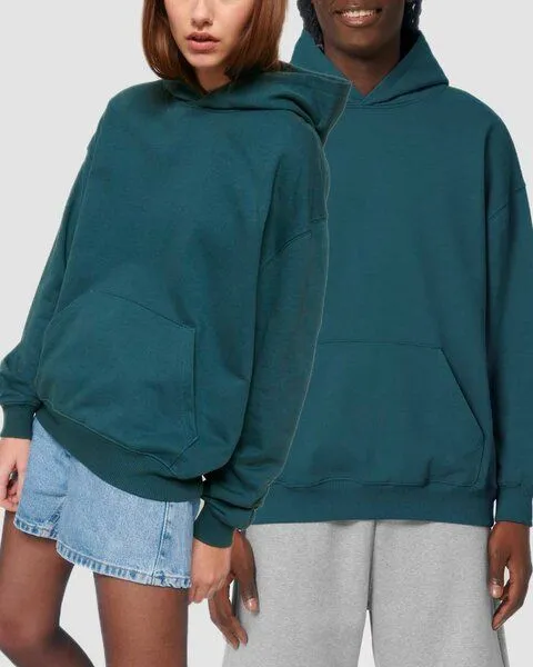 YTWOO YTWOO Oversized Unisex Hoodie mit Kängurutasche, Dry, nachhaltig, Bio-Baumwolle, Sternenblau, – Produktbild 1 von 4