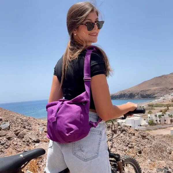 FUCHS & REBELL FUCHS & REBELL LUCA 2.0 Crossbody BikeBag 3-Punkt-Gurt, Lila, – Produktbild 2 von 4