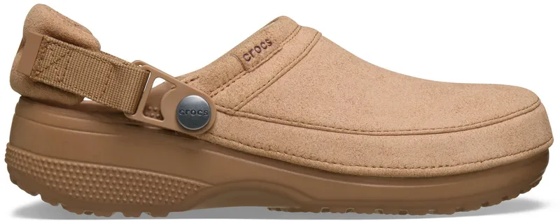Crocs Crocs Classic Crafted Vegan Clog Hausschuh, Gartenschuh, Sommerschuh mit Fersenriemen, Braun, – Produktbild 3 von 4