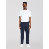 KnowledgeCotton Apparel KnowledgeCotton Apparel Chino-Twill-Hosen CHUCK aus Bio-Baumwolle - ROC/GOTS/Vegan, Blau (total eclipse), – Produktbild 1 von 1