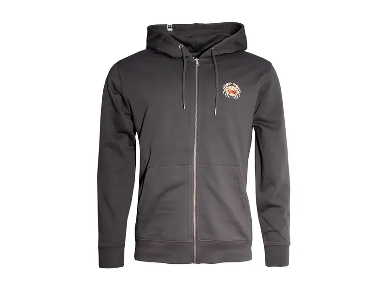 FÄDD Herren Zipper "Kräbbs PÄP" anthrazit M, Grau, – Produktbild 1 von 1
