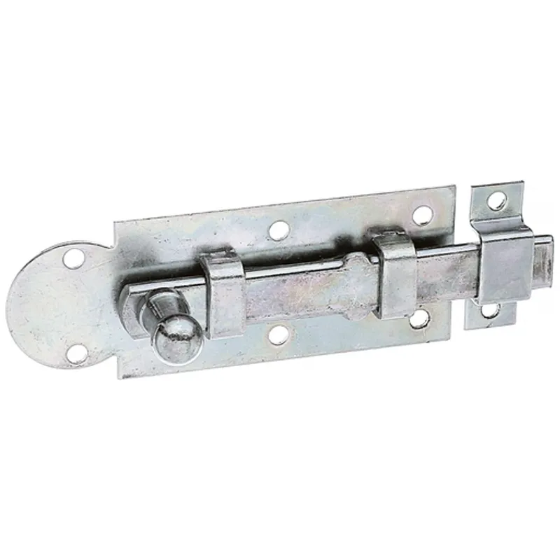 Alberts ALBERTS Fensterriegel, mit Knopf, gerade, mit Schlaufe, disp., Platte LxB 80x30 mm – Produktbild 1 von 1