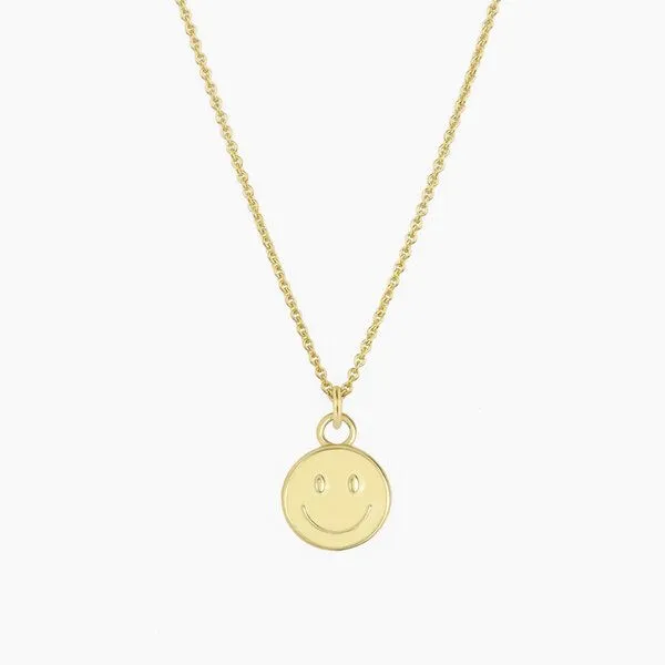 Paeoni Colors Paeoni Colors Smiley-Halskette aus 18k Gold Vermeil, 925 Sterling Silber – Produktbild 1 von 4