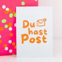 Bow & Hummingbird Bow & Hummingbird Postkarte "Du hast Post" aus Recyclingpapier – Produktbild 1 von 1