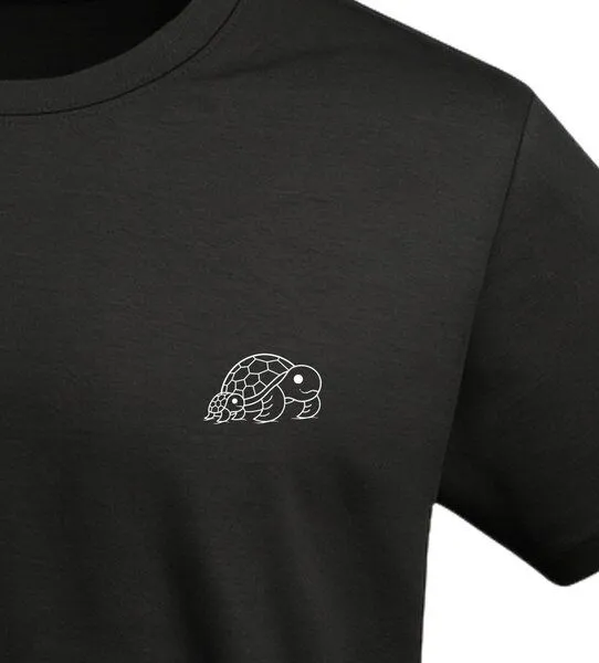 vis wear vis wear Schildkröte Familie - Organic Shirt, Grau, – Produktbild 3 von 4