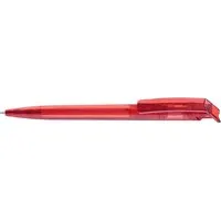 uma uma Kugelschreiber 'recycled PET-Pen' transparent rot – Produktbild 1 von 1