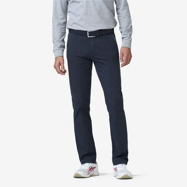 Meyer MEYER Chino in Two-Tone, Blau (marine), – Produktbild 1 von 3