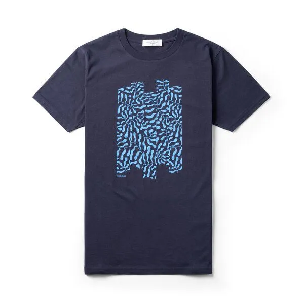 FANTASTIC REALITY STUDIOS Fantastic Reality Studios The Ocean T-Shirt – Bio-Baumwolle, Unisex, Blau, – Produktbild 1 von 4