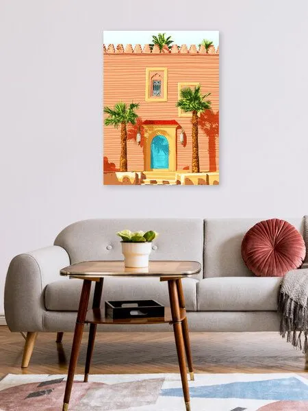 Photocircle Photocircle Poster / Leinwandbild - The Blue Door – Produktbild 2 von 4