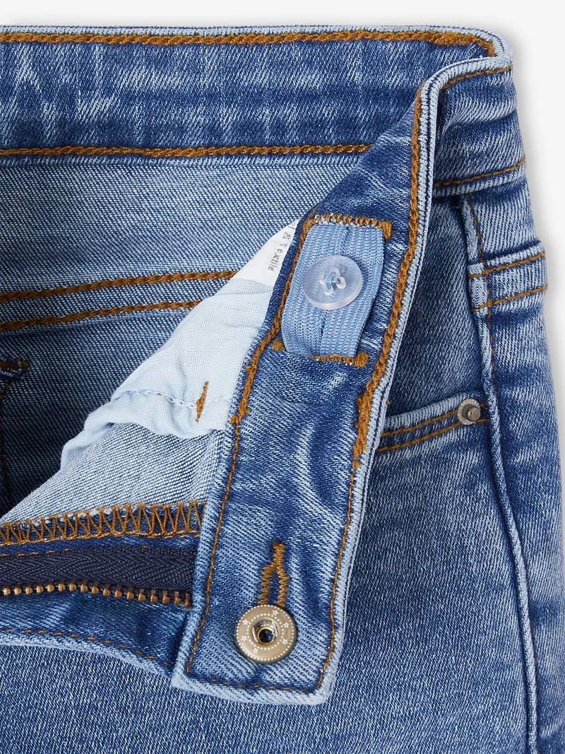 Vertbaudet Mädchen Slim-Jeans, Mittelblau, – Produktbild 4 von 4