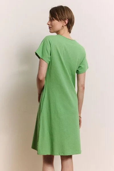 Tranquillo Tranquillo Jerseykleid Inoaa aus Leinen - peppermint green – Produktbild 4 von 6