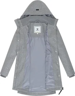 ragwear ragwear Wollmantel Janesha Coat Mantel in Wolloptik mit Kapuze – Produktbild 1 von 1