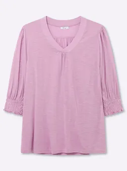 sheego 3/4-Arm-Shirt orchidee – Produktbild 1 von 1