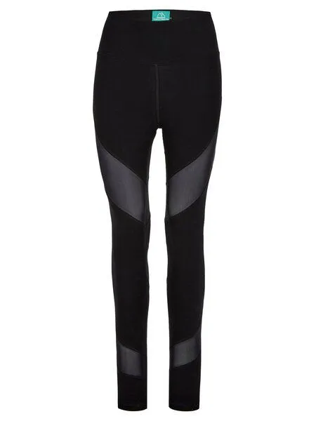 nice to meet me nice to meet me Energy Legging – Leggings mit Netzeinsätzen aus Bio-Baumwolle, Deep black, – Produktbild 1 von 4