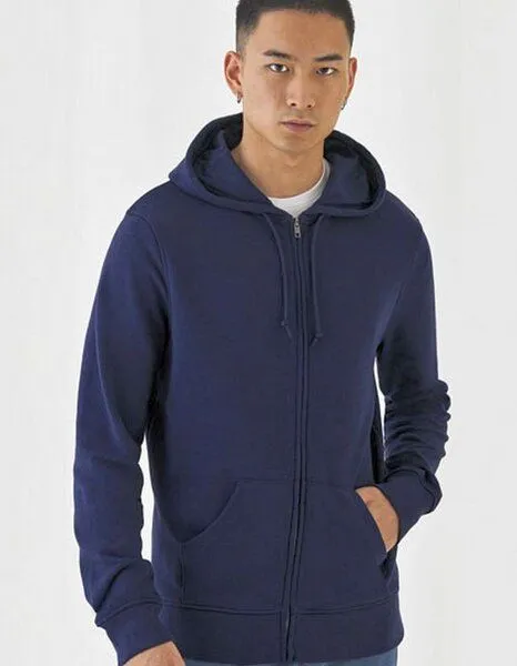 B&C Collection B&C Collection Zipped Hoodie Sweatjacke B&C Inspire, Royal, – Produktbild 1 von 3
