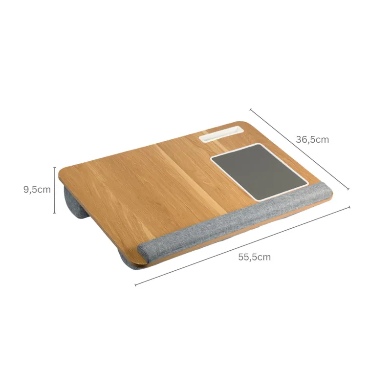 Kesper Laptop-Knietablett, Natur, – Produktbild 4 von 4