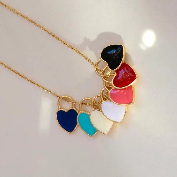 fejn jewelry fejn jewelry Anhänger 'Heart', Blue/gold, – Produktbild 2 von 2