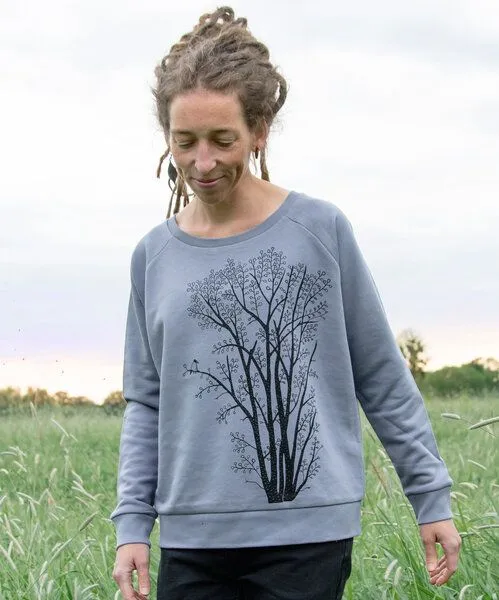 Cmig Cmig Damen Pullover Erle mit Elster, Lava grey (grau), – Produktbild 2 von 4