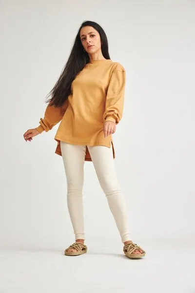 Baìge the Label Baìge the Label Sweatshirt Bex, Caramel, – Produktbild 4 von 4