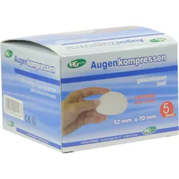 Höga-Pharm AUGENKOMPRESSEN 52x70 mm geschlossen 5 St Kompressen – Produktbild 1 von 1