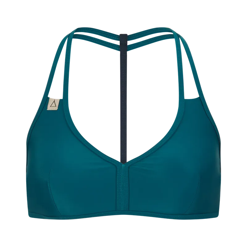 Inaska Inaska Damen vegan Bikinioberteil Neckholder Free Petrol, Teal, – Produktbild 1 von 2
