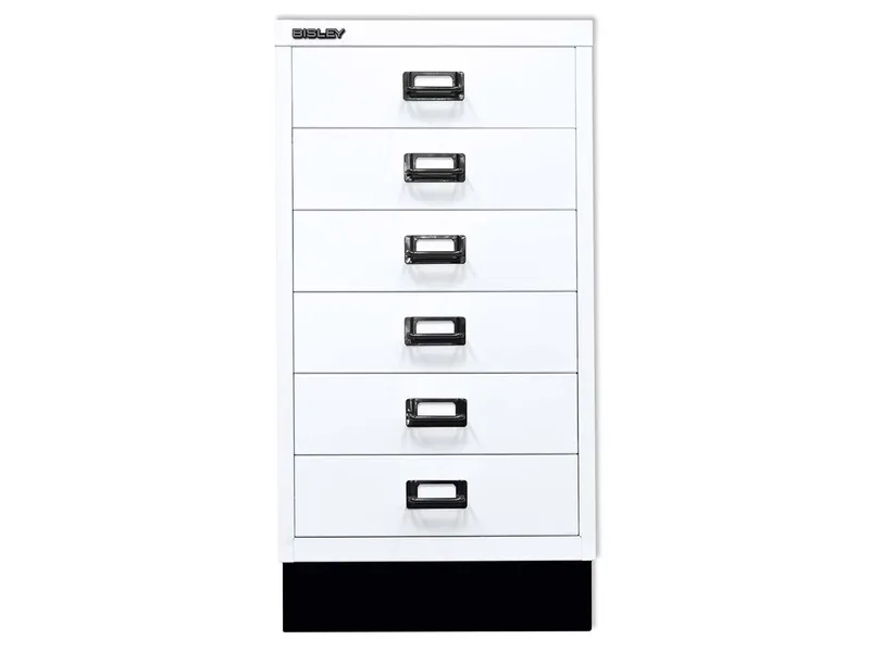 Bisley Bisley Schubladenschrank "MultiDrawer" DIN A3 mit 6 Schubladen verkehrsweiß – Produktbild 1 von 1