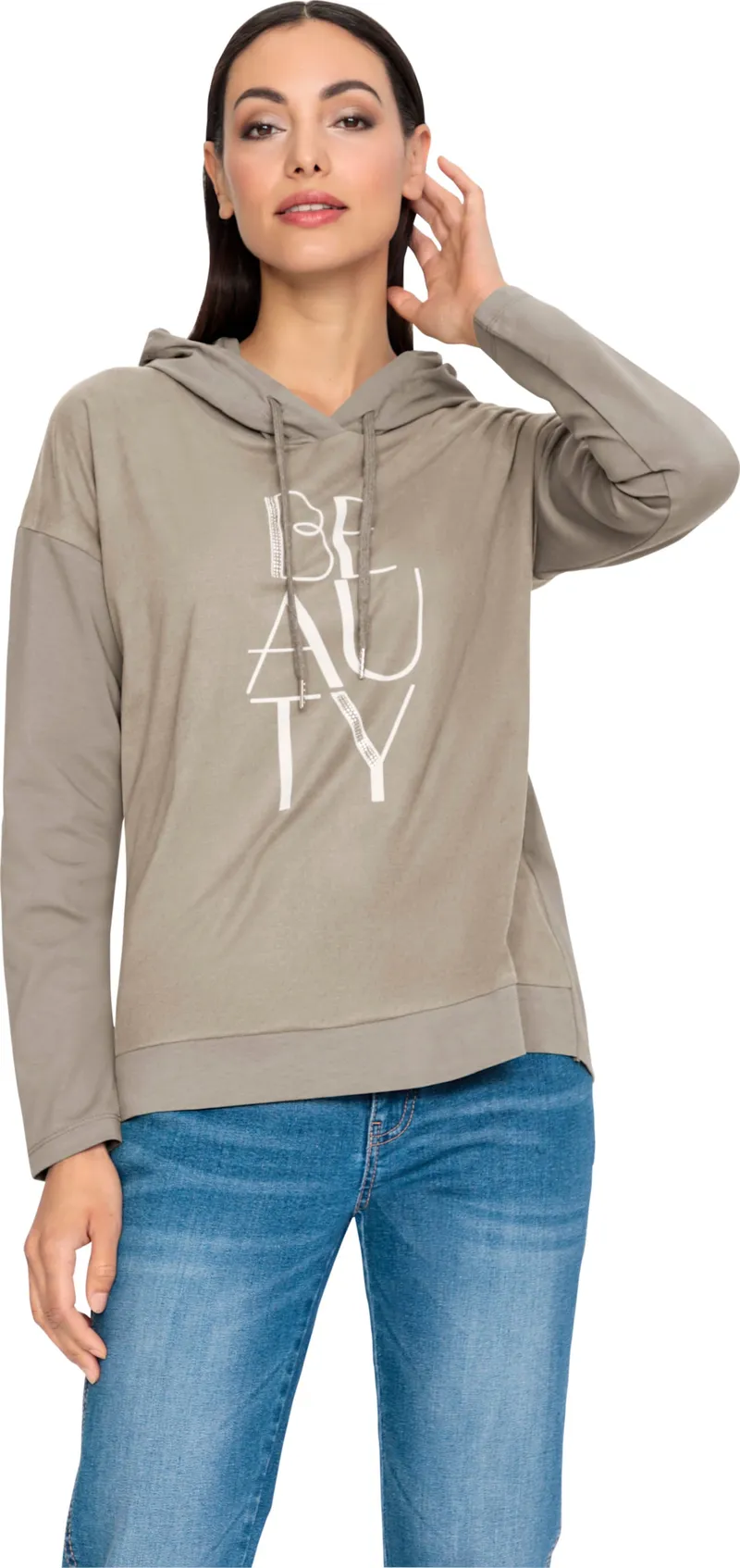 heine heine Kapuzenshirt sesam, Sesam, – Produktbild 2 von 2