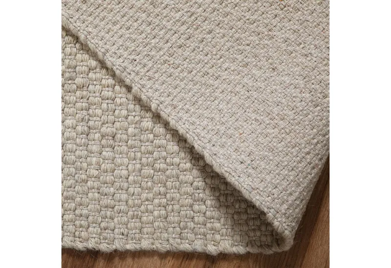 Steffensmeier Wollteppich Amsterdam, Rechteckig, Handwebteppich, Handweb Teppich, Beige, – Produktbild 5 von 5