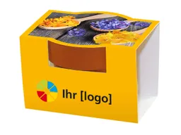 Mini-Pflanzset 'essbare Blüten' inklusive 1-4 farbigem Aufdruck – Produktbild 1 von 1